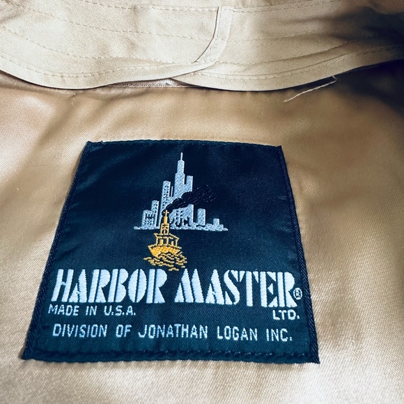 harbor master mariner II Vintage 1970s Wool/Nylon Double Breasted Trench Coat - Picture 7 of 8